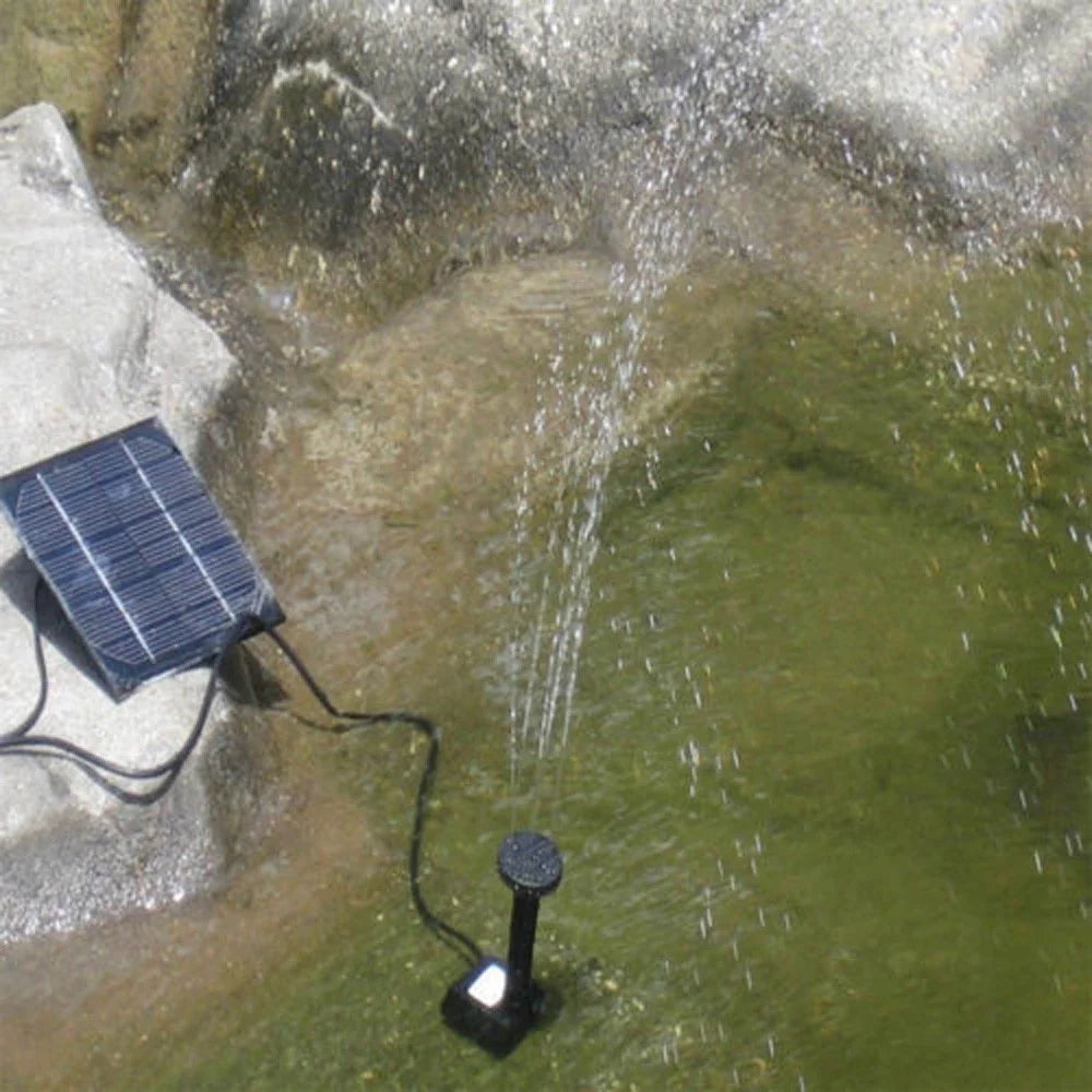 Clearance!Solar Water Pump Kit,Solar Fountain for Birdbath,Solar Water Panel Power Pump Kit Pool Garden Pond Watering Submersible for Pond, Pool, Garden, Fish Tank, Aquarium