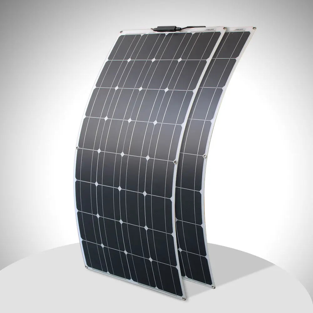 100W Panel Solar 200W 12V Mono Solar Cell Outdoor Flexible Solar Panel Kit for Light Home Lead Acid Battery