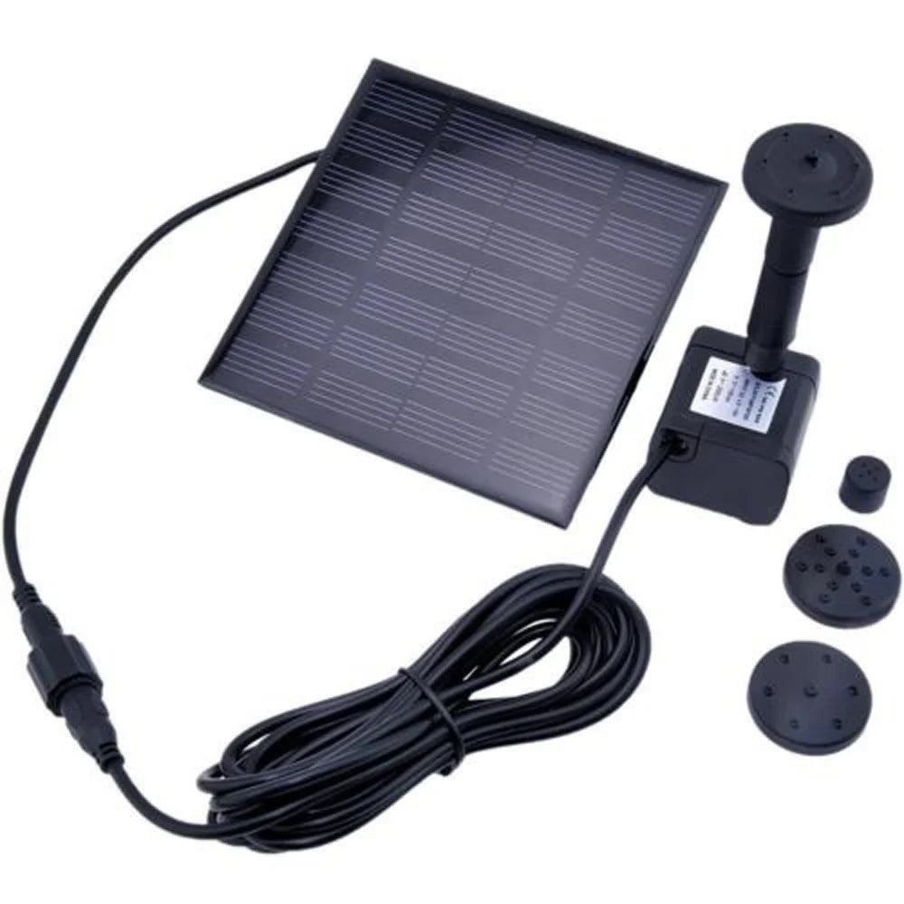 Clearance!Solar Water Pump Kit,Solar Fountain for Birdbath,Solar Water Panel Power Pump Kit Pool Garden Pond Watering Submersible for Pond, Pool, Garden, Fish Tank, Aquarium