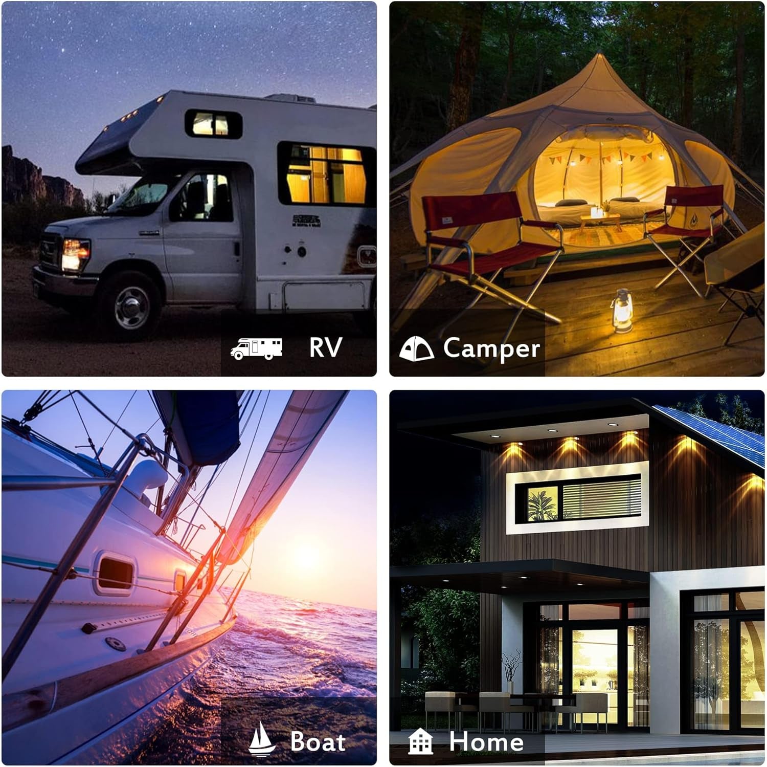100 Watt Solar Panel, N-Type 16BB High Efficiency 12 Volt Solar Panels, 25% High Coversion Rate Solar Module PV Charge for Boat Rooftop Caravan and Other Off-Grid System